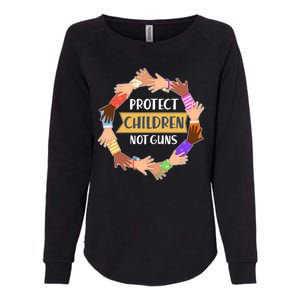 Protect Children Not Guns Womens California Wash Sweatshirt