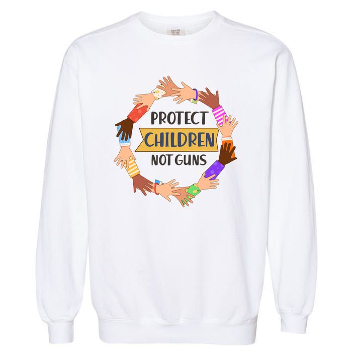 Protect Children Not Guns Garment-Dyed Sweatshirt