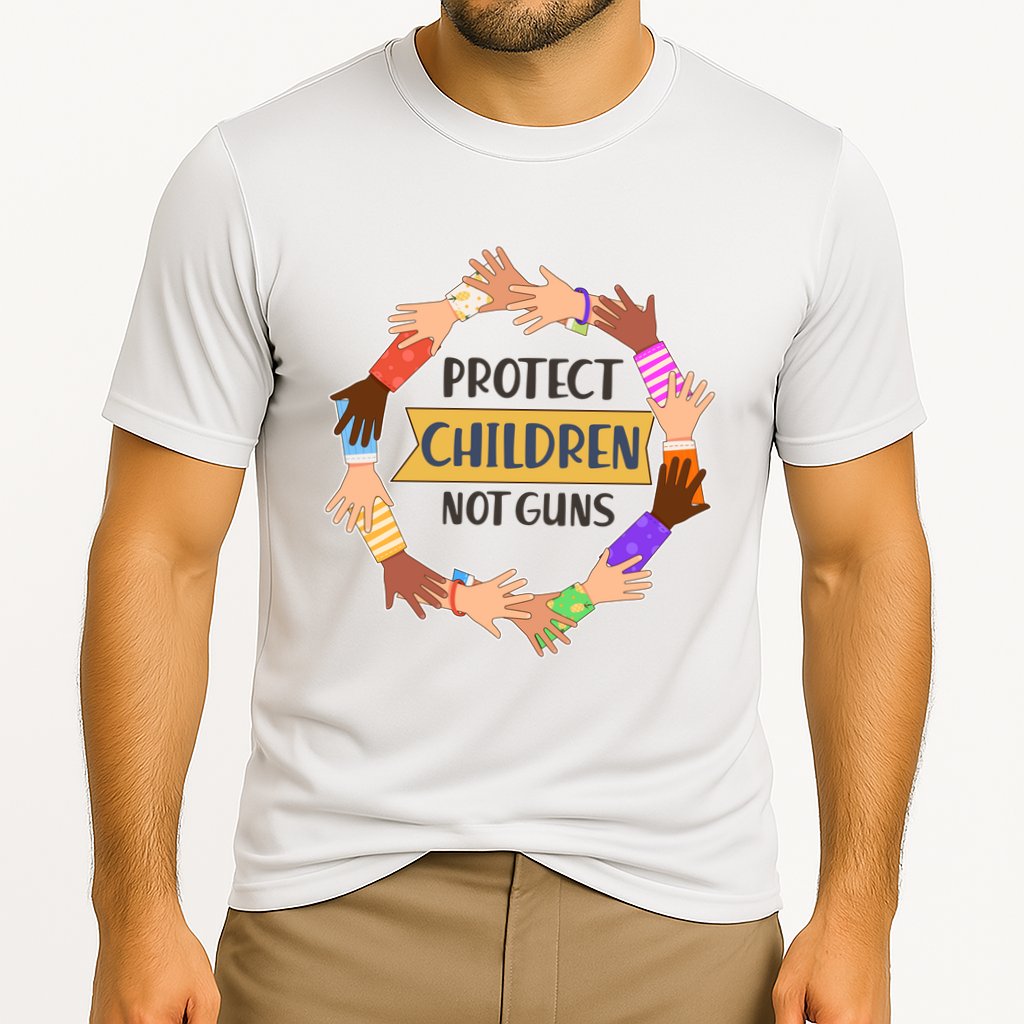 Protect Children Not Guns Cooling Performance Crew T-Shirt