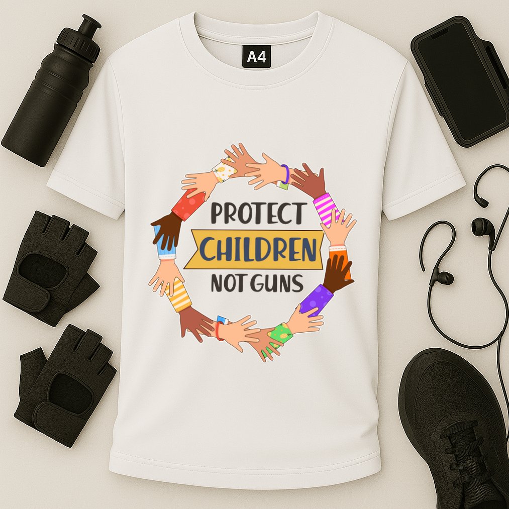 Protect Children Not Guns Cooling Performance Crew T-Shirt