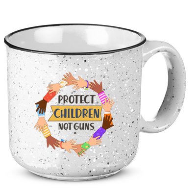 Protect Children Not Guns 15oz Campfire Ceramic Mug