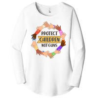 Protect Children Not Guns Women's Perfect Tri Tunic Long Sleeve Shirt