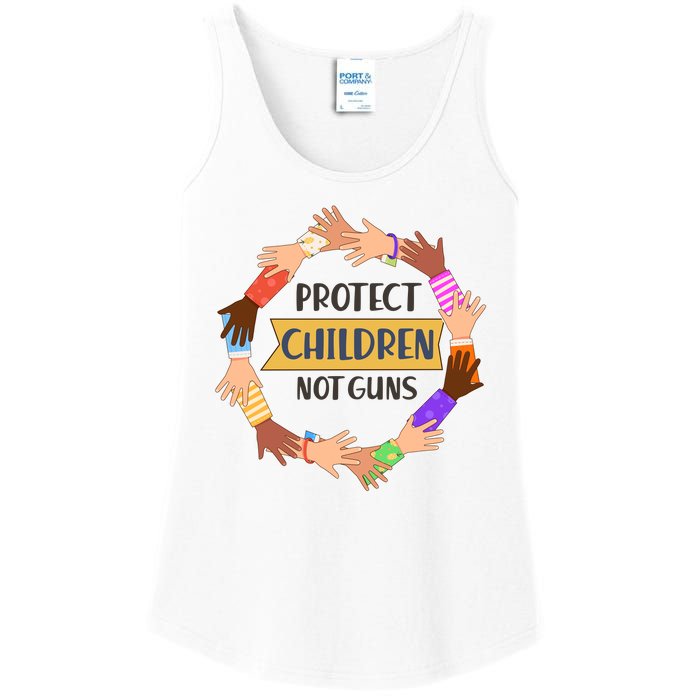 Protect Children Not Guns Ladies Essential Tank