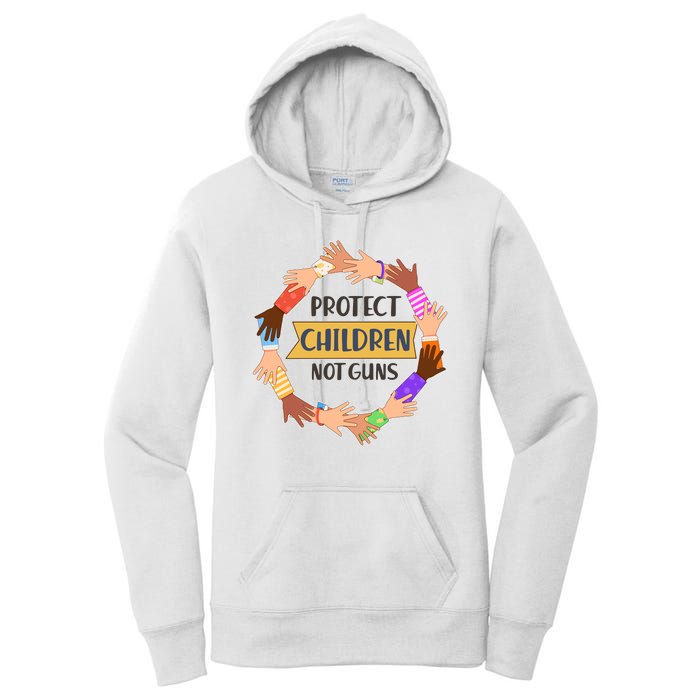 Protect Children Not Guns Women's Pullover Hoodie