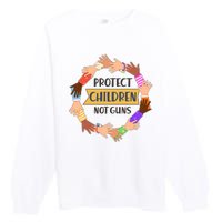 Protect Children Not Guns Premium Crewneck Sweatshirt