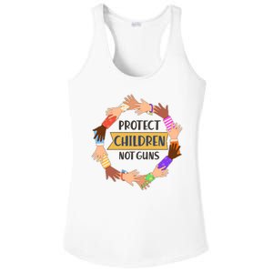 Protect Children Not Guns Ladies PosiCharge Competitor Racerback Tank