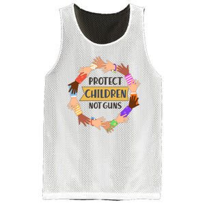 Protect Children Not Guns Mesh Reversible Basketball Jersey Tank