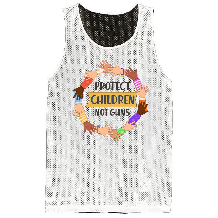 Protect Children Not Guns Mesh Reversible Basketball Jersey Tank