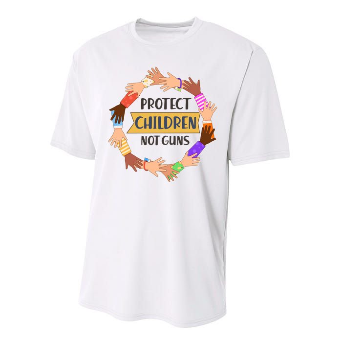 Protect Children Not Guns Performance Sprint T-Shirt