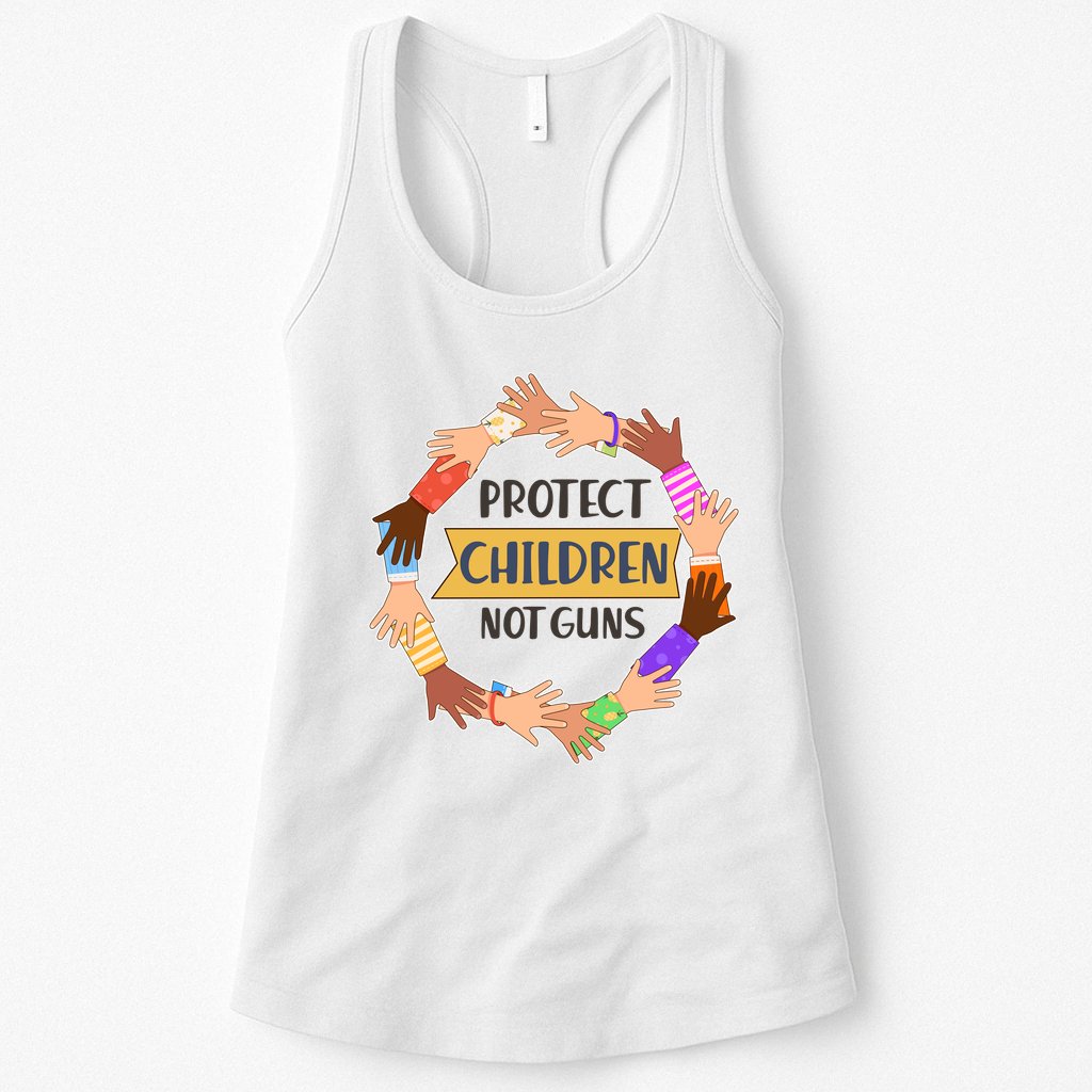 Protect Children Not Guns Womens Tank Top