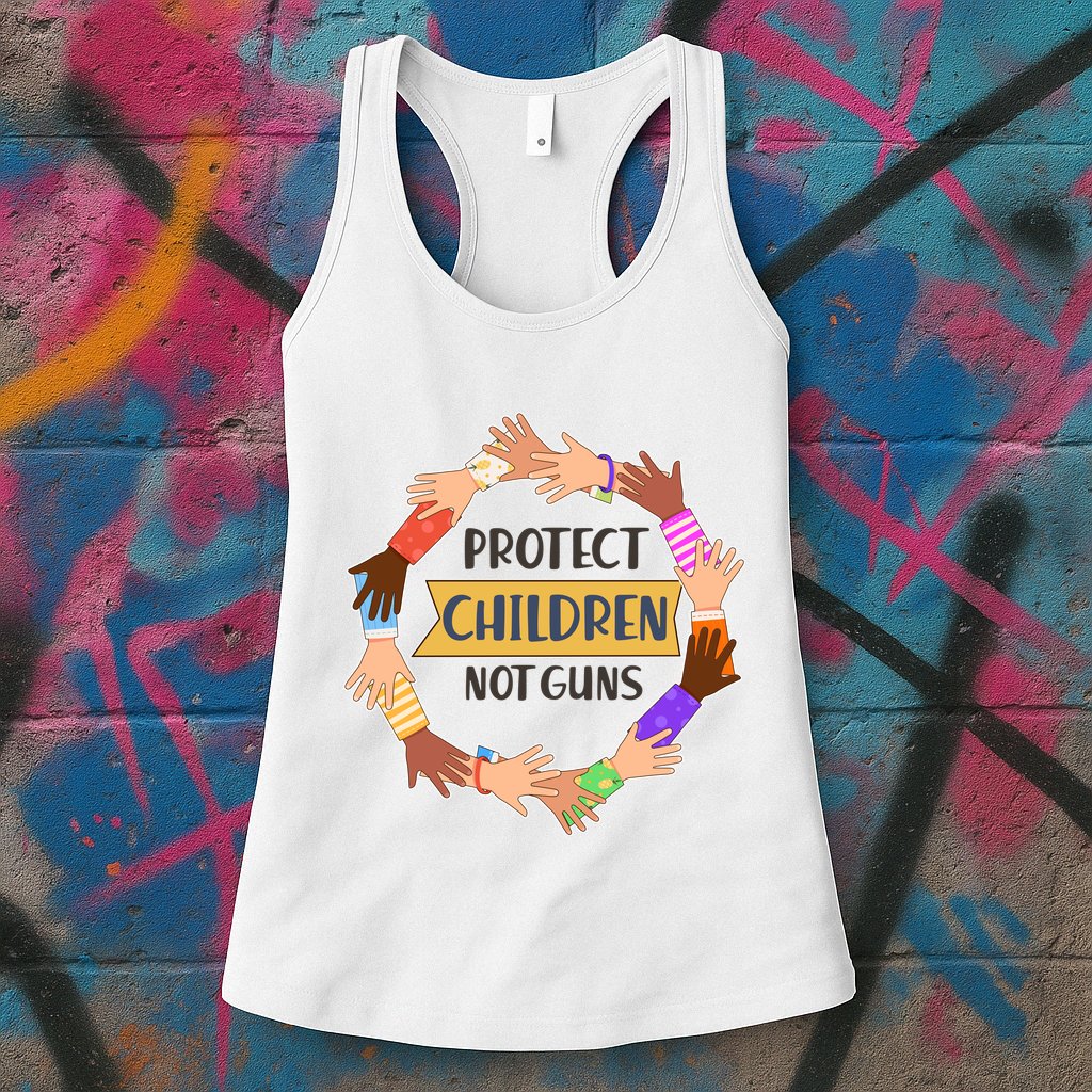 Protect Children Not Guns Womens Tank Top