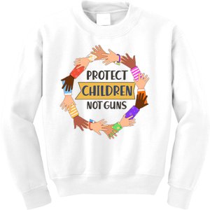 Protect Children Not Guns Kids Sweatshirt