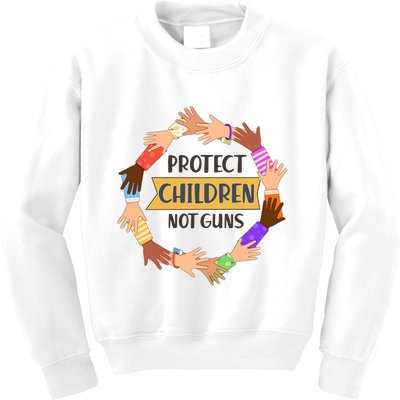Protect Children Not Guns Kids Sweatshirt