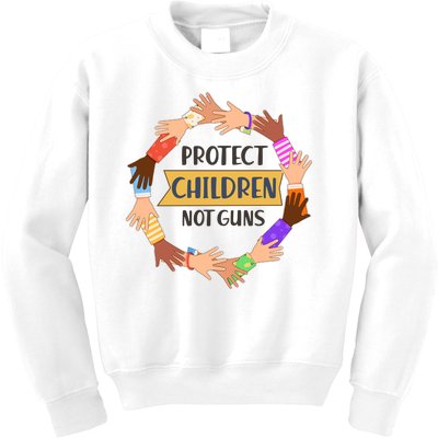 Protect Children Not Guns Kids Sweatshirt