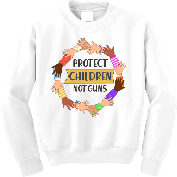 Protect Children Not Guns Kids Sweatshirt