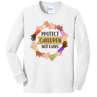 Protect Children Not Guns Kids Long Sleeve Shirt