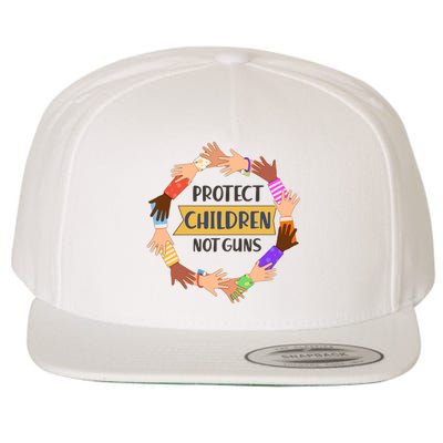 Protect Children Not Guns Wool Snapback Cap