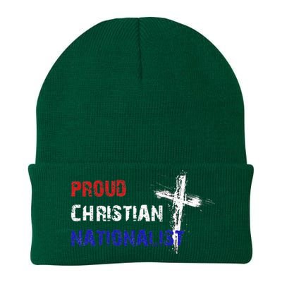 Proud Christian Nationalist Knit Cap Winter Beanie