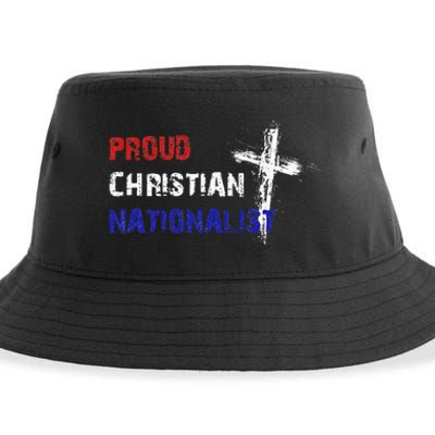 Proud Christian Nationalist Sustainable Bucket Hat