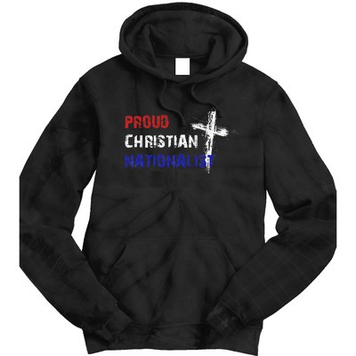 Proud Christian Nationalist Tie Dye Hoodie