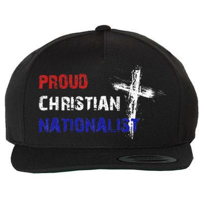 Proud Christian Nationalist Wool Snapback Cap