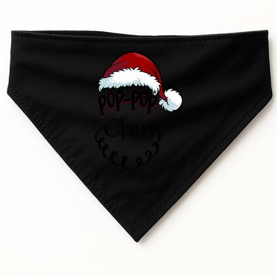 Poppop Claus New Christmas Santa Claus Gift USA-Made Doggie Bandana
