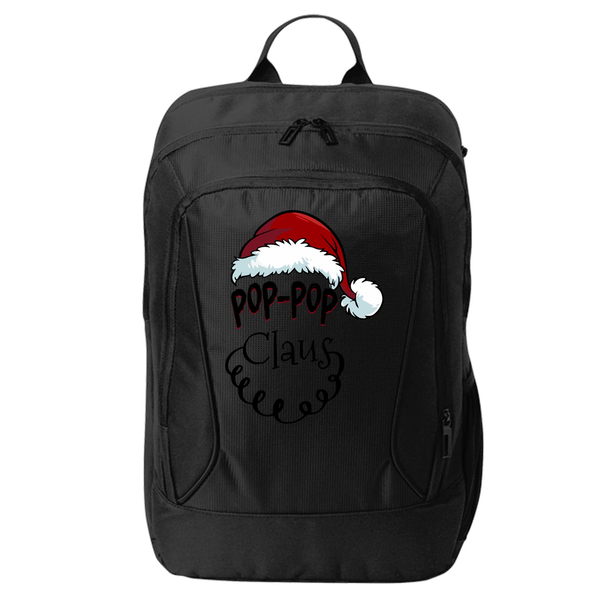 Poppop Claus New Christmas Santa Claus Gift City Backpack