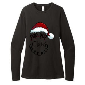 Poppop Claus New Christmas Santa Claus Gift Womens CVC Long Sleeve Shirt