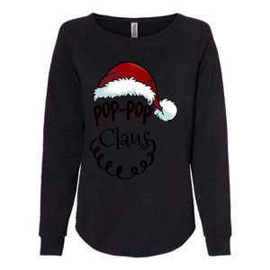 Poppop Claus New Christmas Santa Claus Gift Womens California Wash Sweatshirt