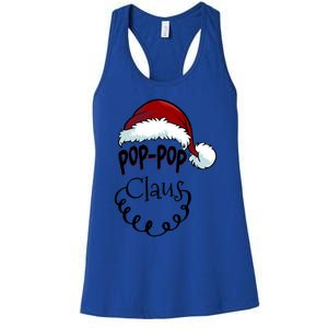 Poppop Claus New Christmas Santa Claus Gift Women's Racerback Tank