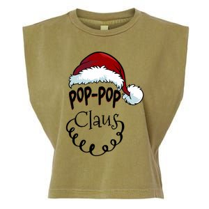 Poppop Claus New Christmas Santa Claus Gift Garment-Dyed Women's Muscle Tee