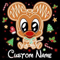 Personalized Custom Name Cute Mouse Family Christmas Tall T-Shirt