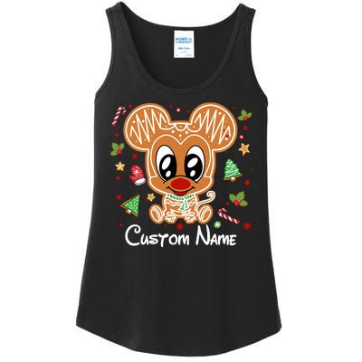 Personalized Custom Name Cute Mouse Family Christmas Ladies Essential Tank