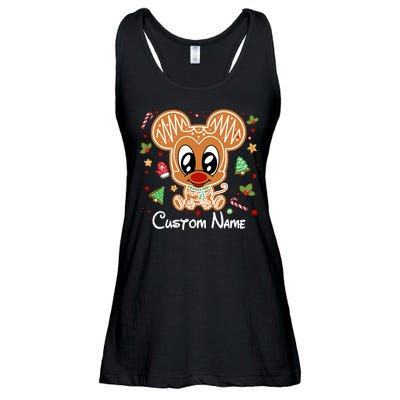 Personalized Custom Name Cute Mouse Family Christmas Ladies Essential Flowy Tank