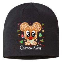 Personalized Custom Name Cute Mouse Family Christmas Sustainable Beanie