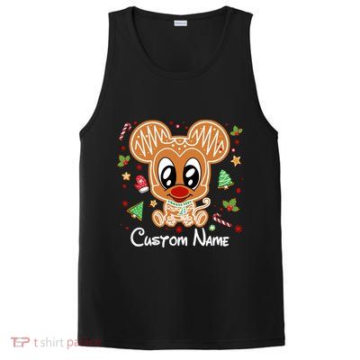 Personalized Custom Name Cute Mouse Family Christmas PosiCharge Competitor Tank