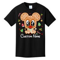 Personalized Custom Name Cute Mouse Family Christmas Kids T-Shirt