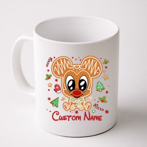 Personalized Custom Name Cute Mouse Family Christmas Coffee Mug