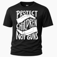 Protect Children Not Guns Orange Cooling Performance Crew T-Shirt