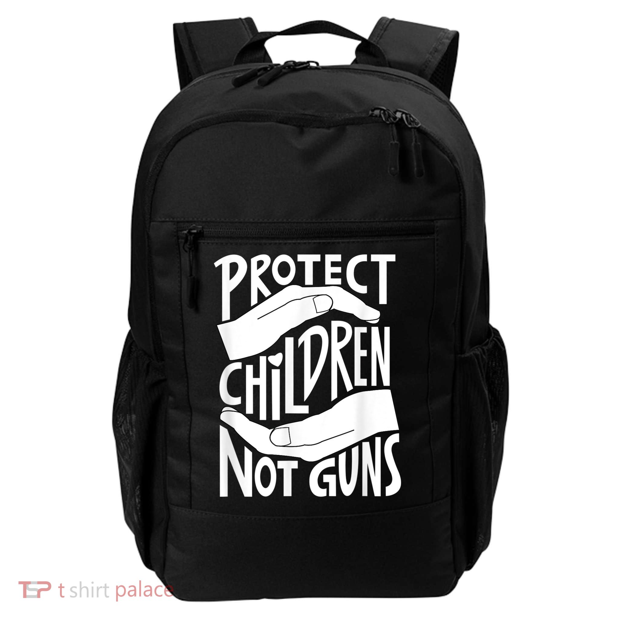 Protect Children Not Guns Orange Backpack