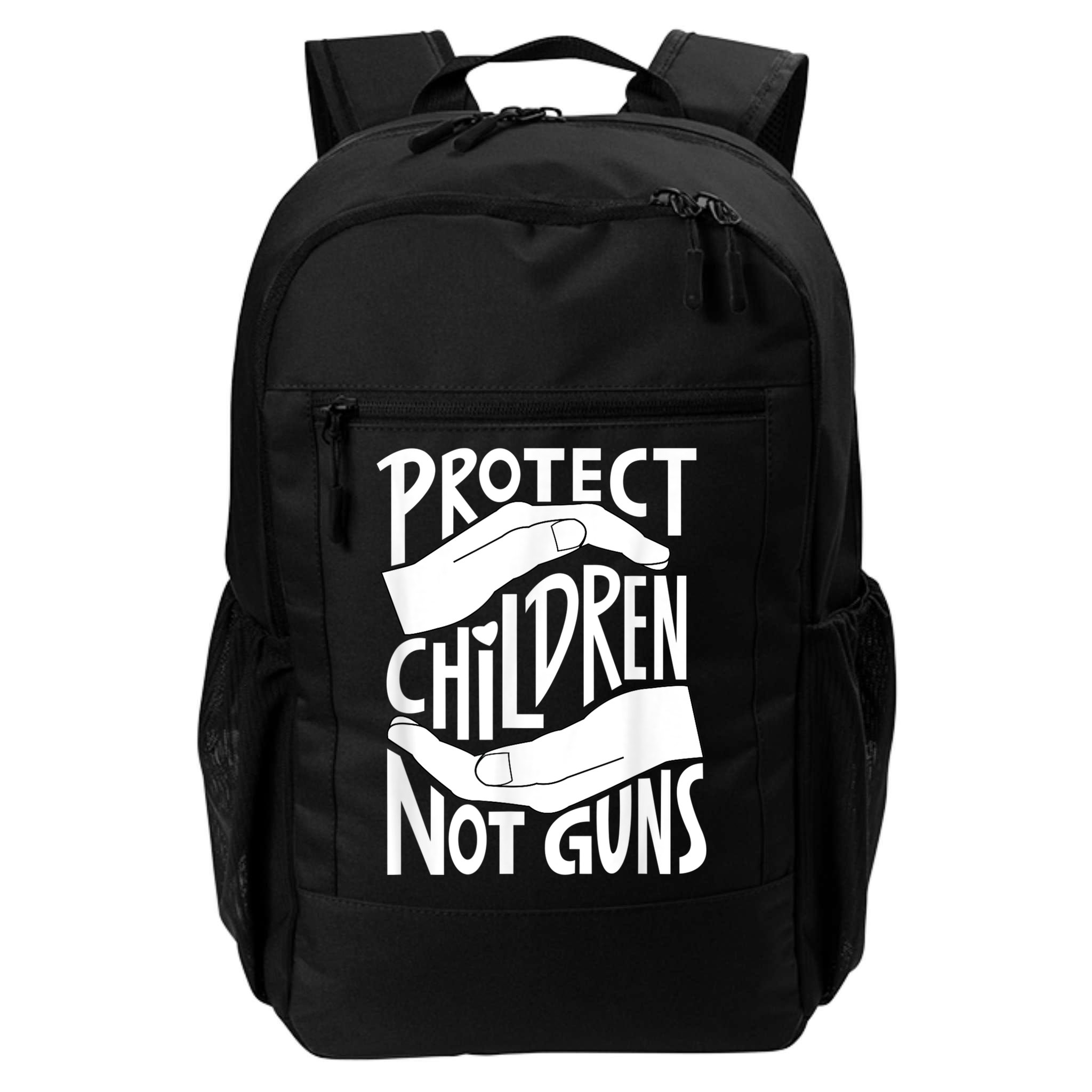 Protect Children Not Guns Orange Backpack