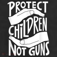Protect Children Not Guns Orange Adult Drive Performance Visor
