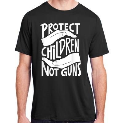 Protect Children Not Guns Orange Adult ChromaSoft Performance T-Shirt