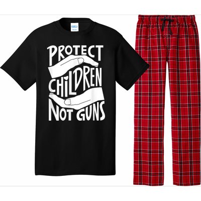 Protect Children Not Guns Orange Pajama Set