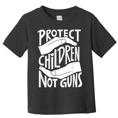 Protect Children Not Guns Orange Toddler T-Shirt