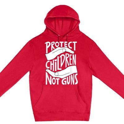 Protect Children Not Guns Orange Premium Pullover Hoodie