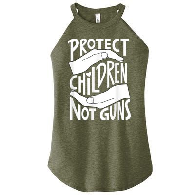 Protect Children Not Guns Orange Women’s Perfect Tri Rocker Tank