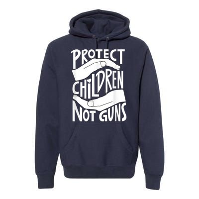 Protect Children Not Guns Orange Premium Hoodie