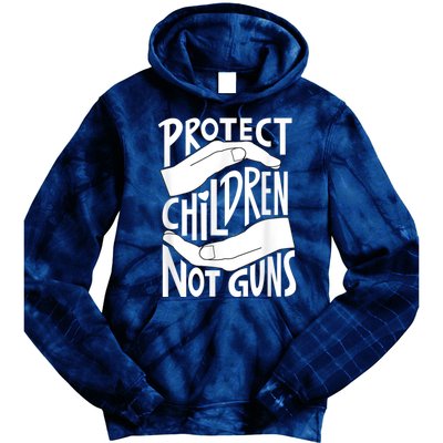 Protect Children Not Guns Orange Tie Dye Hoodie