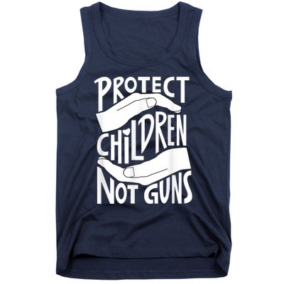 Protect Children Not Guns Orange Tank Top